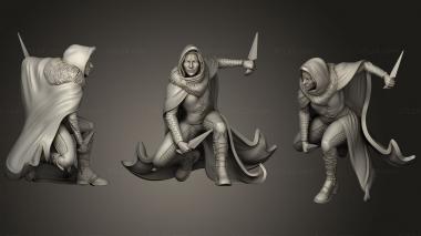 Military figurines Serpentfolk Sorcerer Krohlia 3d model