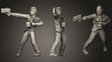 Military figurines Sheldon the Intern 3d model