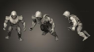 Military figurines skelletor toy 3d model