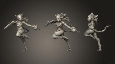 Military figurines Skrat the Mercenary 3d model