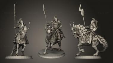 Military figurines Solar Auxilia Rough Rider 3d model