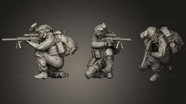 Military figurines Soldier 31 3d model