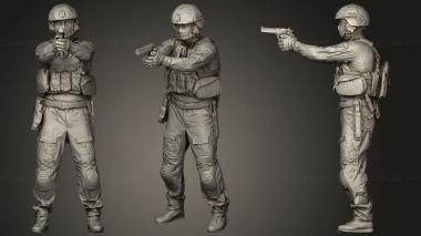 Military figurines Soldier 33 3d model