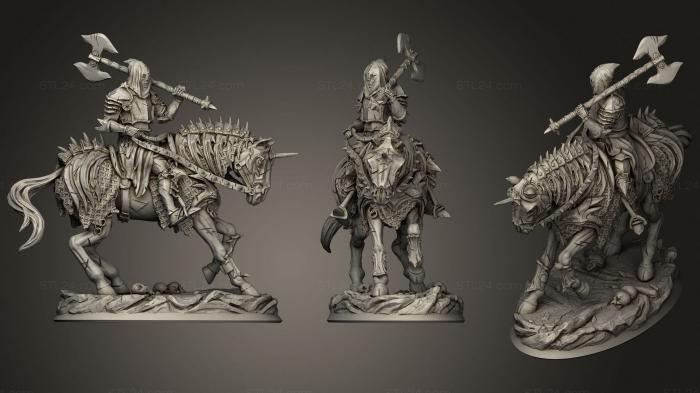 Military figurines (Soul Warden, STKW_1852) 3D models for cnc