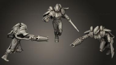 Military figurines Spider 2 washed 3d model