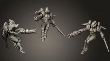 Military figurines Spider 4 washed 3d model