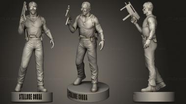 Military figurines Stallone Cobra Statue 3d model