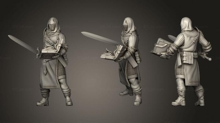 Military figurines (Stalwart Knight, STKW_1867) 3D models for cnc