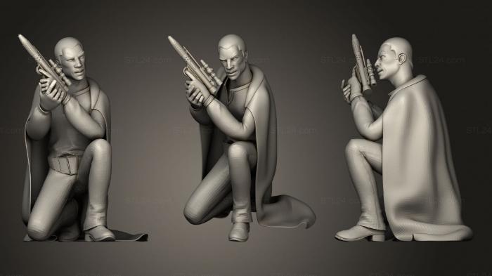 Military figurines (Star Wars Lando Calrissian, STKW_1870) 3D models for cnc