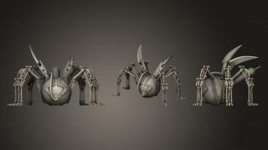 Military figurines Steampunk Spider 567 3d model