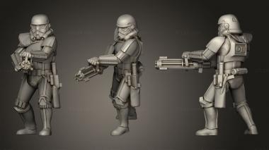 Military figurines Storm Heavy 13 3d model
