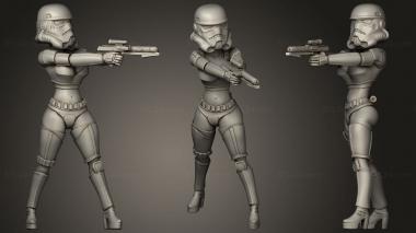 Military figurines Stormtrooper Empire Figures 3d model
