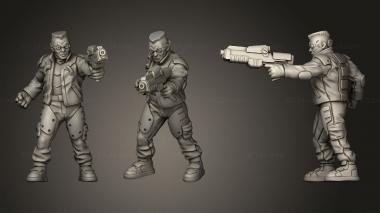 Military figurines Street Gang03 3d model