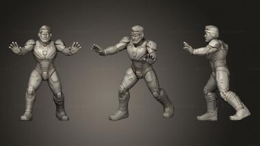Military figurines Superior Iron Man A 3d model