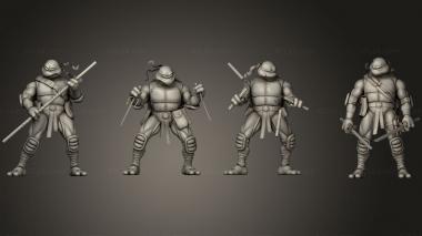 Military figurines Teenage Mutant Ninja Turtles 1 3d model