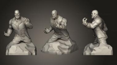 Military figurines Thanos form earh 3d model