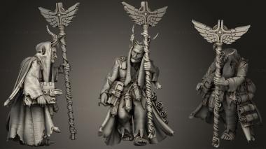Military figurines The Bringers of Quiet Cleric of Martyron 3d model