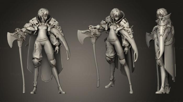 Military figurines (The Character, STKW_1954) 3D models for cnc