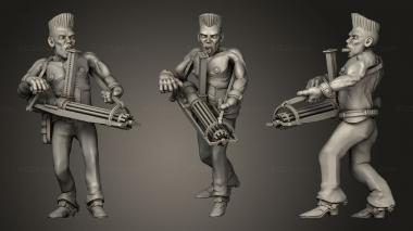 Military figurines The Gunner 3d model