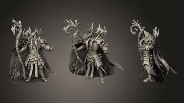 Military figurines The Legend of King Arthur Merlin 3d model
