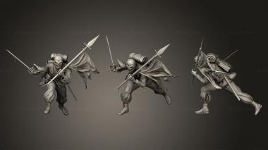 Military figurines The Trooper 3d model