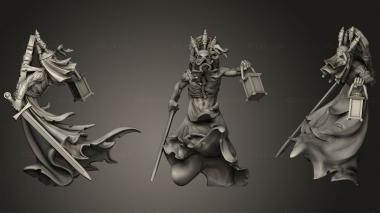 Military figurines Tholmar 40 wraithlord 41 3d model