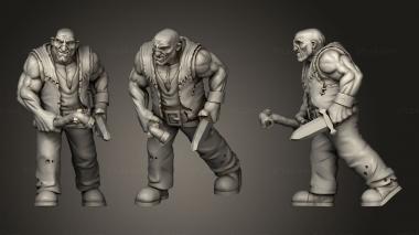 Military figurines Thug Pose 3 3d model