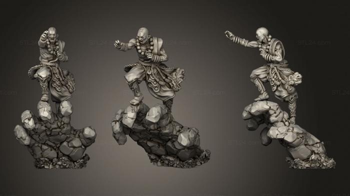 Military figurines (Titan Forge Monk, STKW_1979) 3D models for cnc