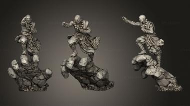Military figurines Titan Forge Monk 3d model