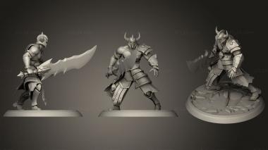 Military figurines TRYNDAMERE THE BARBARIAN KING 3d model