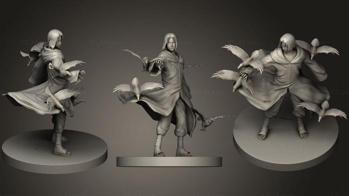 Military figurines (Uchiha itachi, STKW_2004) 3D models for cnc