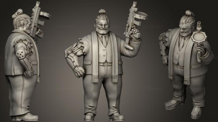 Military figurines (Uncle Che Sio, STKW_2007) 3D models for cnc
