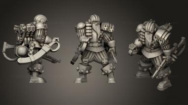 Military figurines warrior 1 3d model