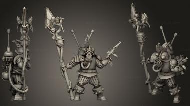 Military figurines warrior 5 3d model