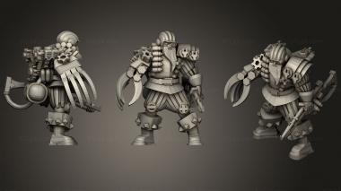 Military figurines warrior 13 3d model