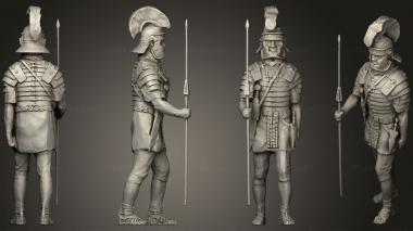 Military figurines Warrior 0303 3 3d model