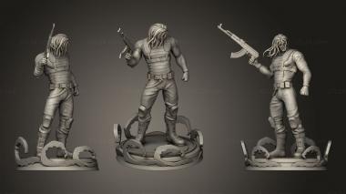 Military figurines Winter Soldier Figure 3d model