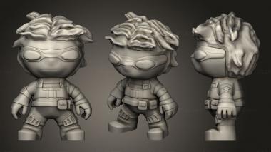 Military figurines winter soldier marvel 3d model