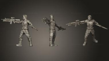 Military figurines Winter Soldier 3d model