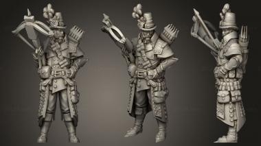 Military figurines Witch Hunter Hansel 3d model