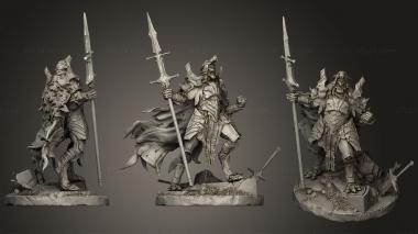 Military figurines Wolf+of+Calden 3d model
