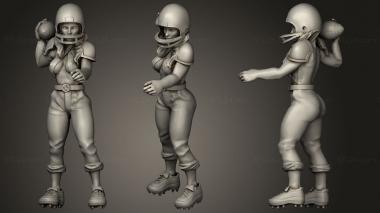 Military figurines Women Passer 3d model