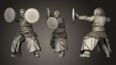 Military figurines Wong Sidekick Won 3 3d model