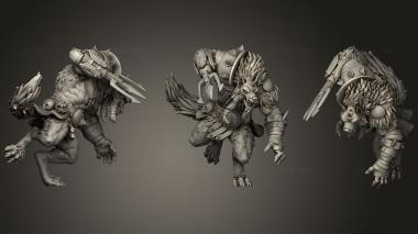 Military figurines Wrargog Bloodmoon 3d model