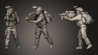Military figurines Y CW 3101 1000 Soldier 1 3d model