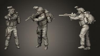 Military figurines Y CW 3101 1000 Soldier 2 3d model