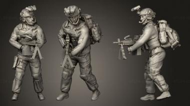 Military figurines Y CW 3101 1000 Soldier 5 3d model