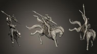 Military figurines Yantir Wild Hunt Rider 3d model