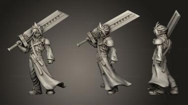 Military figurines Zed Flare 3d model