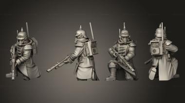 Military figurines A military man with a gun 11 3d model